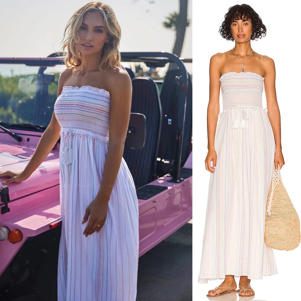 PQ Swim Dress Cover Up in Paloma Stripe
